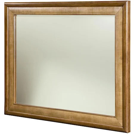 Mirror with Woven Accent